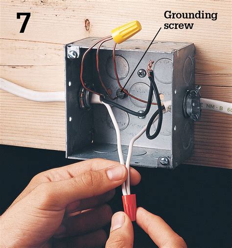 metal electrical box wire connection to ground|grounding wire for metal box.